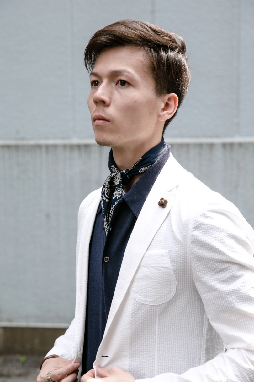 トラウザーズと首元でつくるこの夏の クールスタイル で自分らしさを発揮 4 6 Recommend 伊勢丹新宿店メンズ館 公式メディア Isetan Men S Net