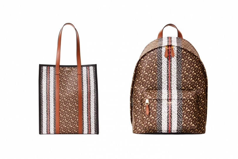 【極美品】バーバリー トートバッグ モノグラム 8019383 ブックトート BURBERRY バーバリー トートバッグ TBモノグラム 8019383