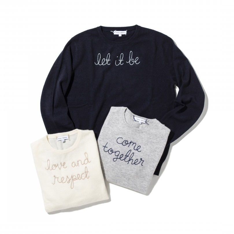 セレブが愛用 メッセージ入りのカシミヤニット From Ny Editors Pick Feature 伊勢丹新宿店メンズ館 公式メディア Isetan Men S Net