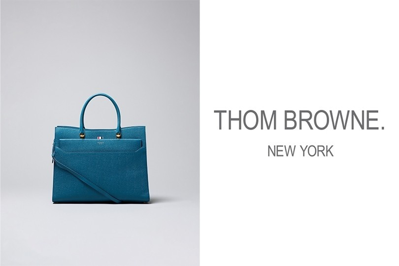 トムブラウン　トートバッグ　ビジネスバック THOM BROWNE トムブラウン トートバッグ SQUARED TOTE W MAG372A 00198