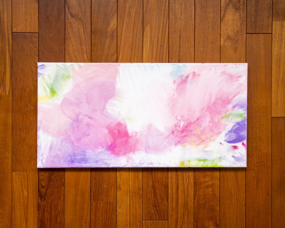 山崎美弥子さん作「海と空の絵」