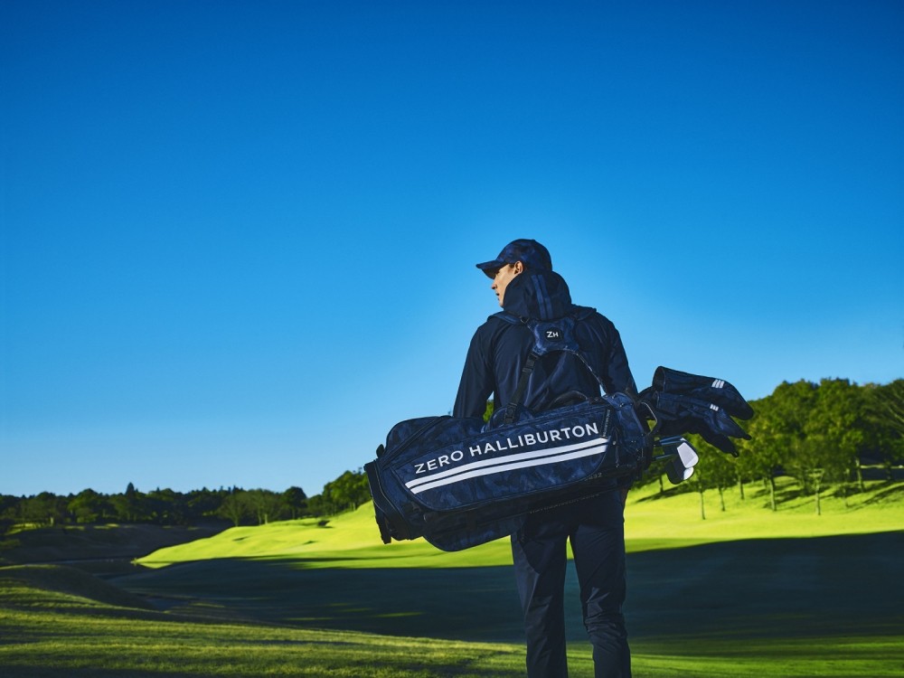 ＜ゼロハリバートン＞ゴルフコレクション人気のネイビーカモ柄バッグも登場！プロモーション開催。
