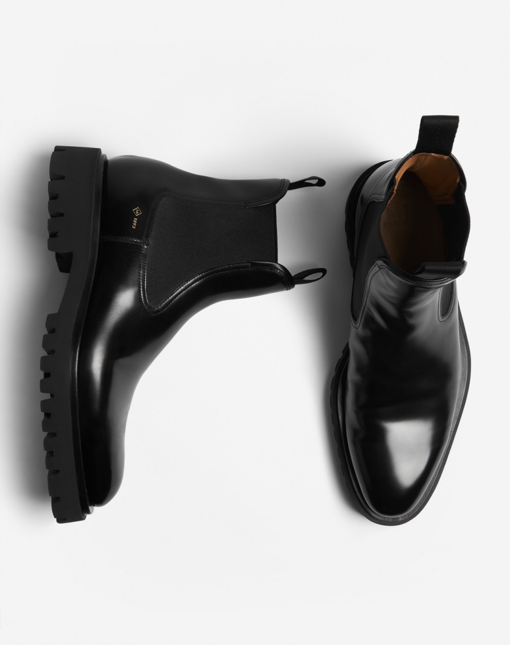 未使用】ダンヒル dunhill ラムスキン 名乗っ カシミヤライニング グローブ