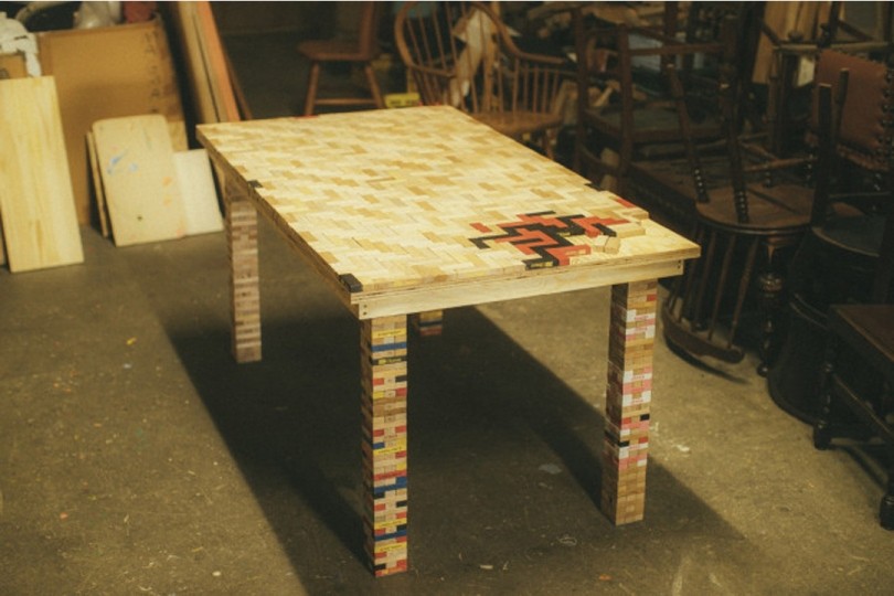 使われなくなった廃材や家具などを再利用し、生まれ変わらせる  