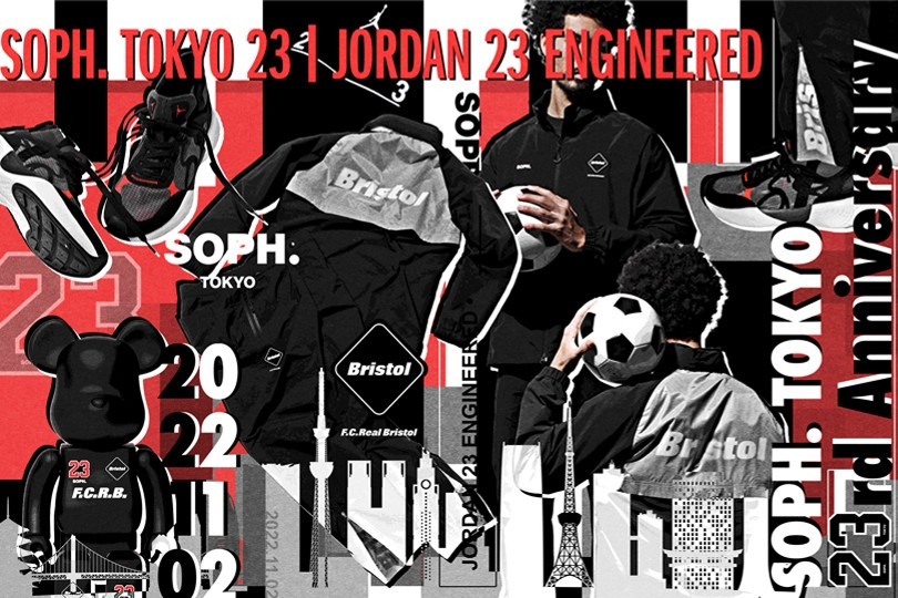 SOPH. TOKYO」23周年コラボアイテムがリリース！＜FCRB＞「BE@RBRICK