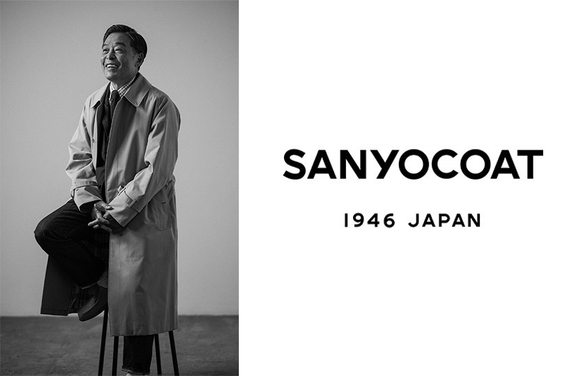 新品未使用12.2万】SANYO 100年コート 日本製 ライナー付き