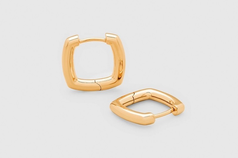 ＜トムウッド＞「Frame Hoop Small Gold」