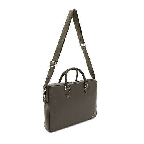 ＜グローブ・トロッター＞メトロポリス ブリーフケース（オリーブ）