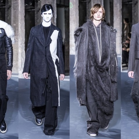 レザージャケット リックオウエンスとギャルソンコラボ Rick Owens