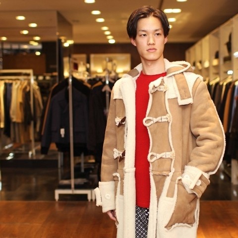 エィス A メンズムートンダッフルコート 特集【毎日着たい防寒アウター