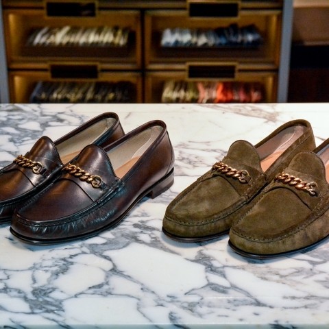 トムフォード】本物 TOM FORD 靴 27cm 茶 ローファー メンズ 9-
