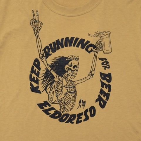 ＜フイナムランニングクラブ♡＞ 「KEEP RUNNING FOR BEER Tシャツ」 4,950円