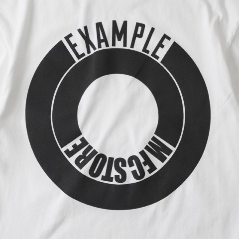 ＜EXAMPLE＞×＜MFC STORE＞ 「ROUND LOGO TEE」