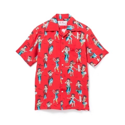 ＜アロハ ブロッサム＞アロハシャツ「HULA GIRL SHIRTS」 18,480円から