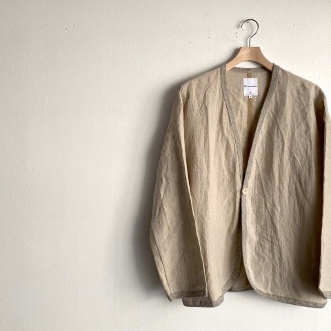 ＜RE MADE IN TOKYO JAPAN＞French Linen One Button Cardigan 15,180円