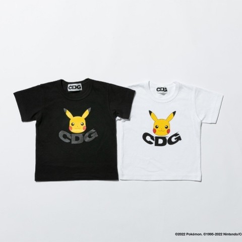 CDG x Pokémon「KIDS T-SHIRT」各7,150円