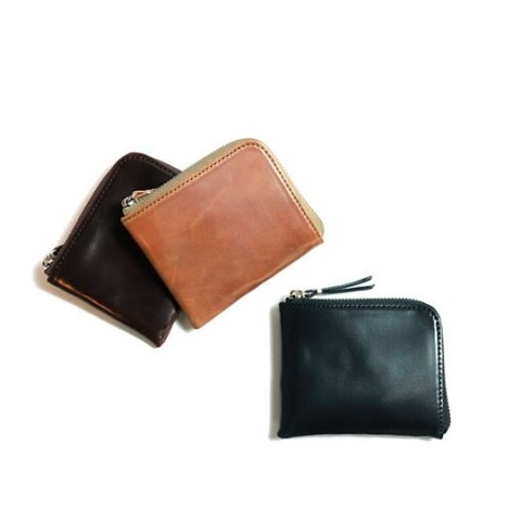＜SLOW&CO/スロウ＞cordovan -Lzip mini wallet 33,000円