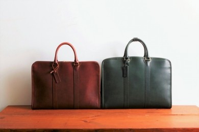 美品!INDEED 伊勢丹メンズ館 別注モデル!インディード肉厚レザー大型バッグ