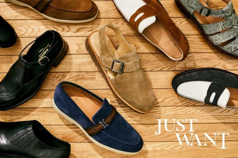 夏も革靴が旬な気分！サンダルやローファーなど選りすぐりのサマーシューズが揃う「JUST WANT」開催。