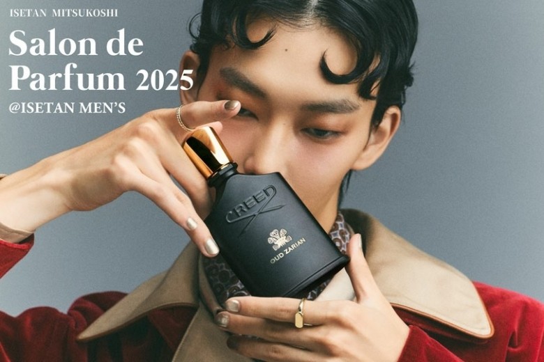 香りを纏い、装いを昇華する──三つのフレグランスが描く装い「サロン ド パルファン 2025 @ISETAN MEN'S」