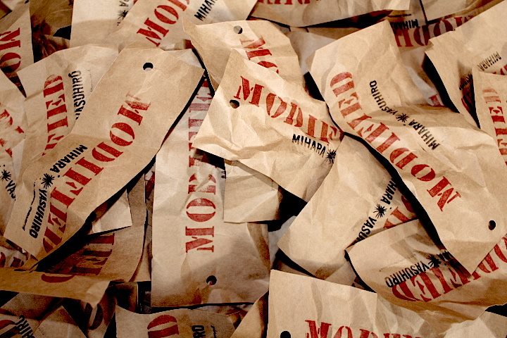 MIHARA YASUHIRO MODIFIED 再構築 パッチワーク シャツ MIHARA YASUHIRO MODIFIED 再構築パッチワークシャツ MIHARAYASUHIRO