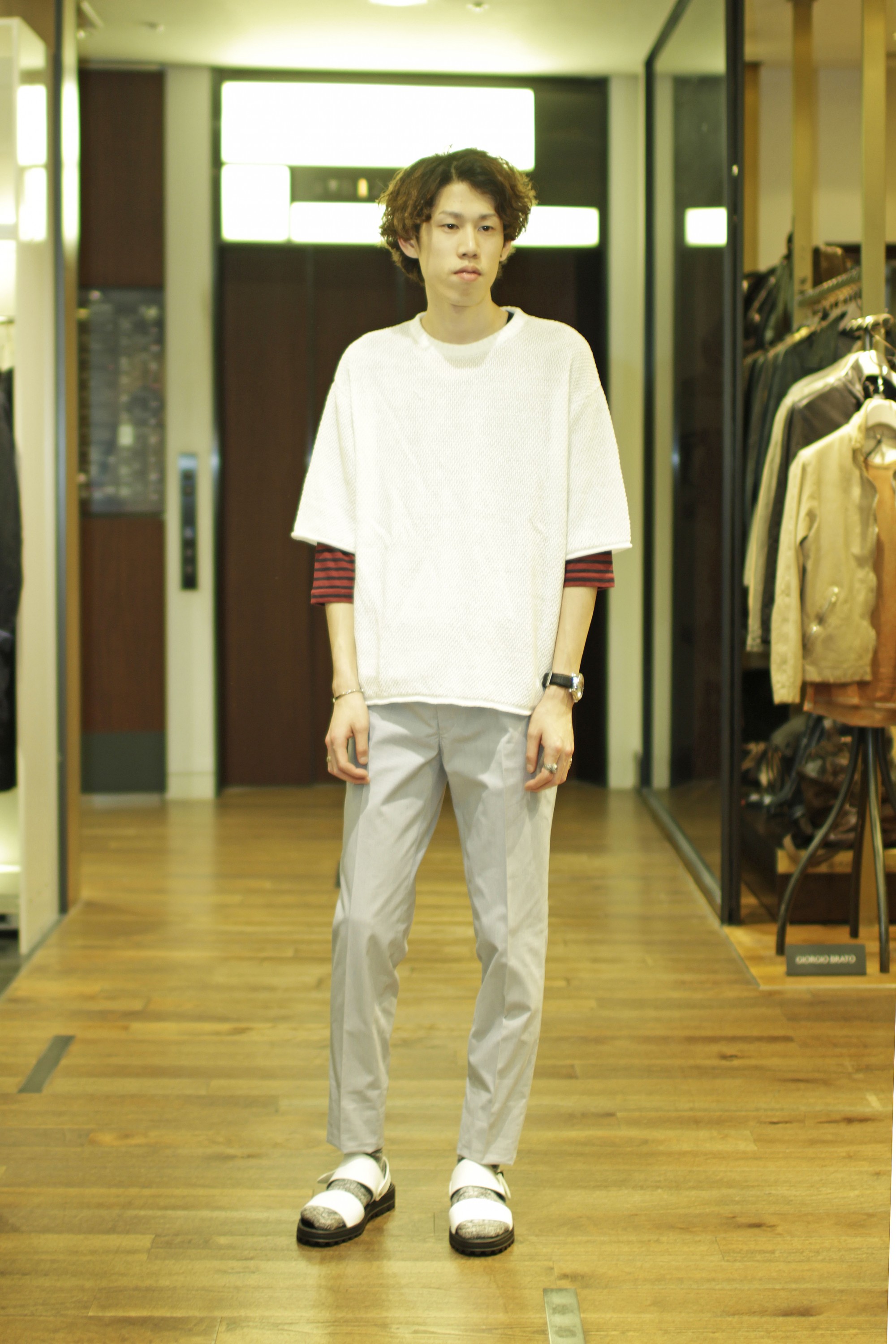 伊勢丹メンズ別注】FACTOTUM パッチワークライトダッフルコート