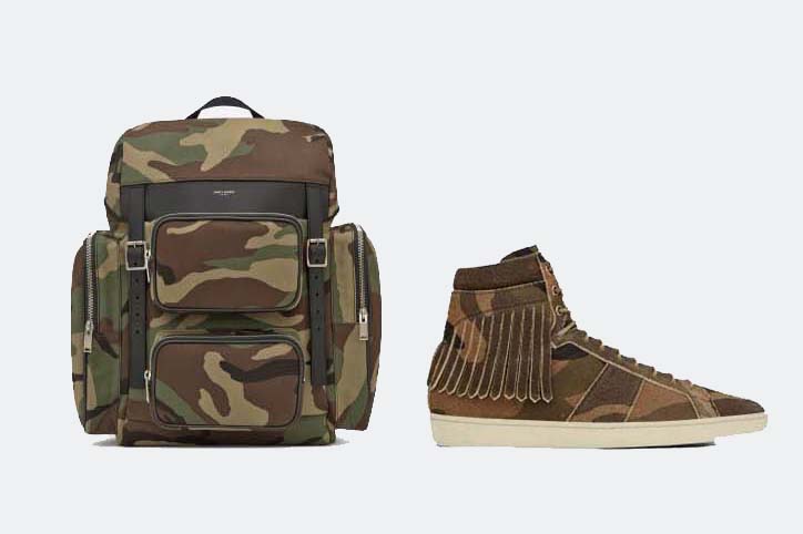 SaintLaurent スニーカー カモフラ エディスリマン サンローラン