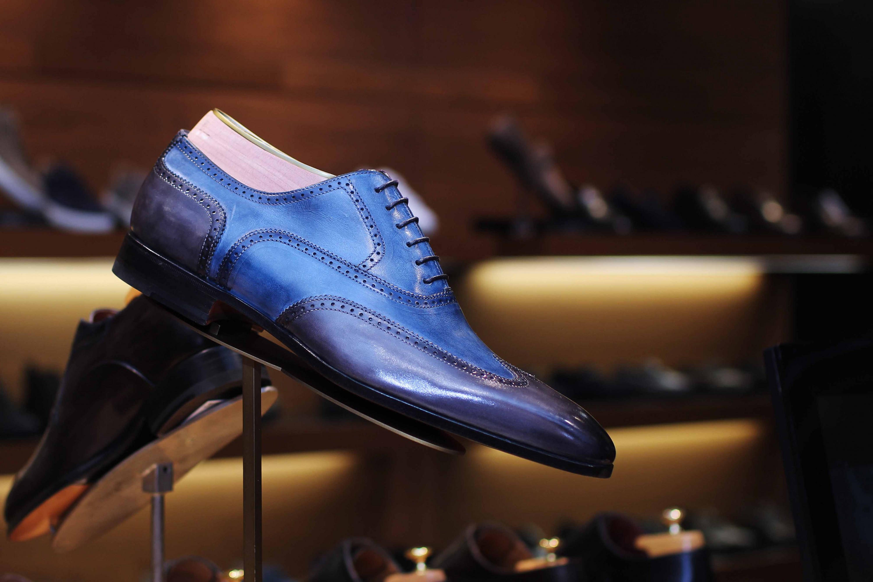 SANTONI サントーニ シューズ（その他） 6 1/2(25cm位) 青系