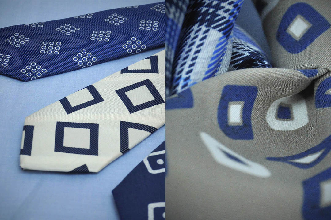 西口氏着用Seaward & Stearn／シーワード & スターンネクタイ 西口氏