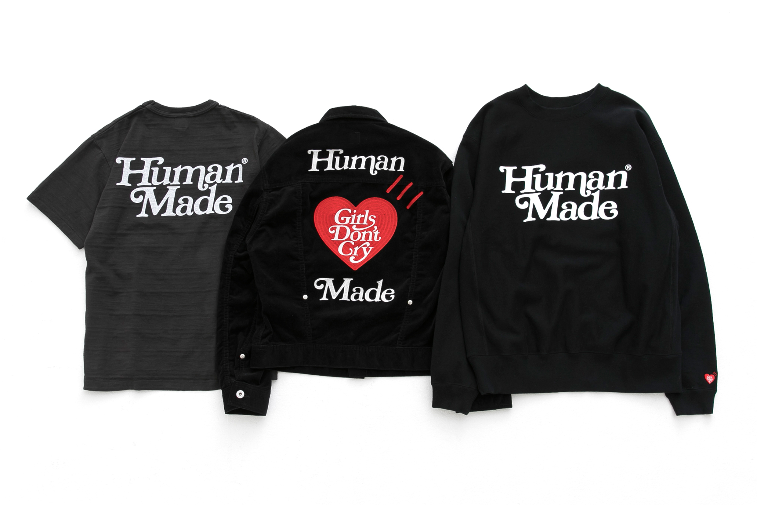 ＜HUMAN MADE®︎/ヒューマンメイド＞｜＜Girls Don’t Cry/ガールズドントクライ＞とのコラボコレクションが発売【3月27