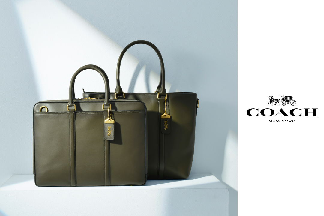 COACH/コーチ＞｜人気シリーズ「メトロポリタン」から、メンズ館