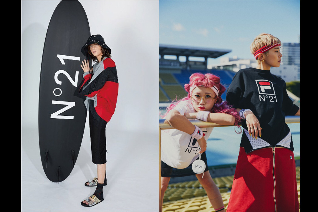 N°21/ヌメロ ヴェントゥーノ>×<FILA/フィラ>によるジェンダー N°21/ヌメロ ヴェントゥーノ>×<FILA/フィラ>によるジェンダー