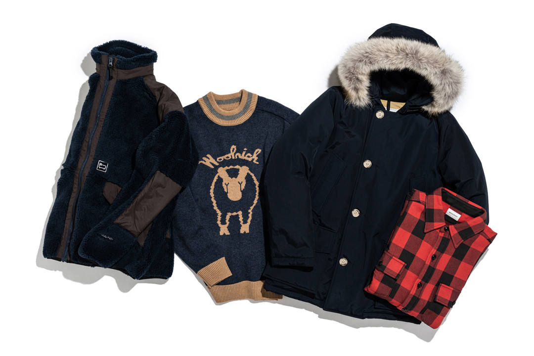 21AW WOOLRICH バッファローチェック オーバーシャツ インナーダウン