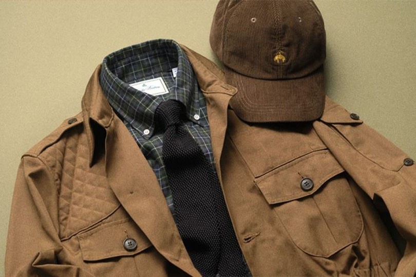 (希少)ブルックスブラザーズ　ヴィンテージ　ツイードダブルブレストセットアップ 希少)ブルックスブラザーズ ヴィンテージ ツイードダブル