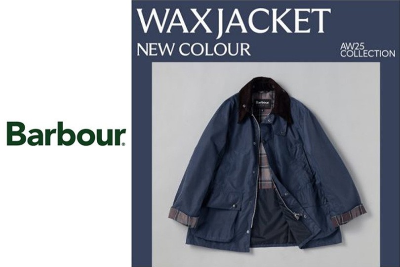 バブアー＞より2025年秋冬の定番ワックスジャケットから、新色