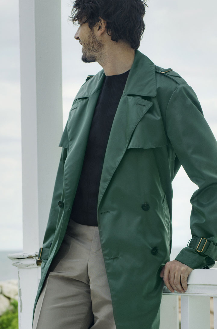 オリーブグリーン Dunhill トレンチコート DUNHILL｜A SOPHISTICATED TRAVELLER｜The Gentlemen Makers